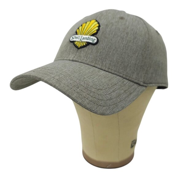 Shell Landing Strapback Cap Embroidered Logo Patch Trucker Golf Hat Pukka - Picture 2 of 13